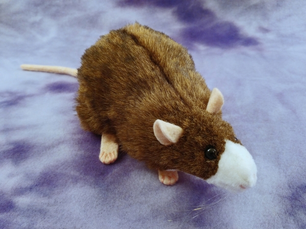 Agouti Brown Blazed Rat Plushie