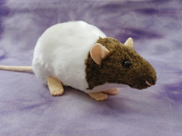 Agouti Brown Capped Rat Plushie