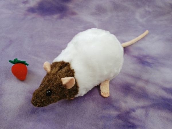 Agouti Brown Capped Rat Plushie