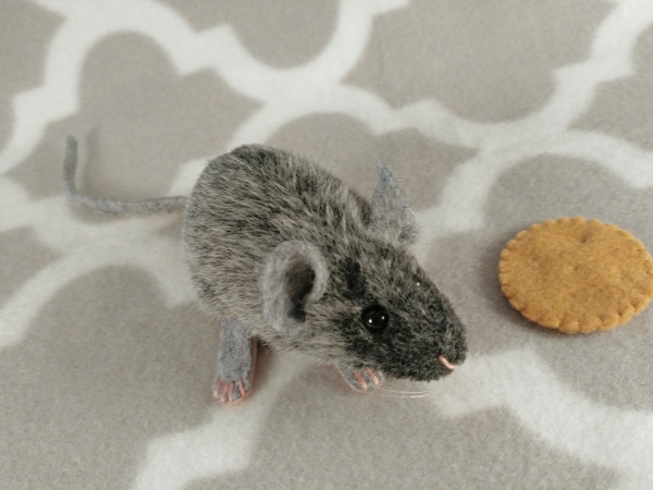 Agouti Grey Mouse Plushie