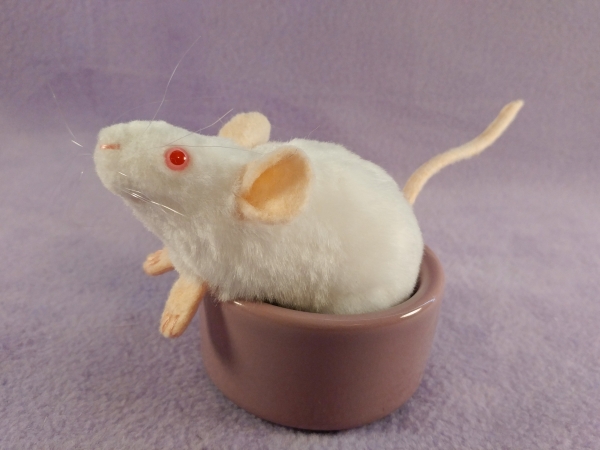 White Mouse Plushie