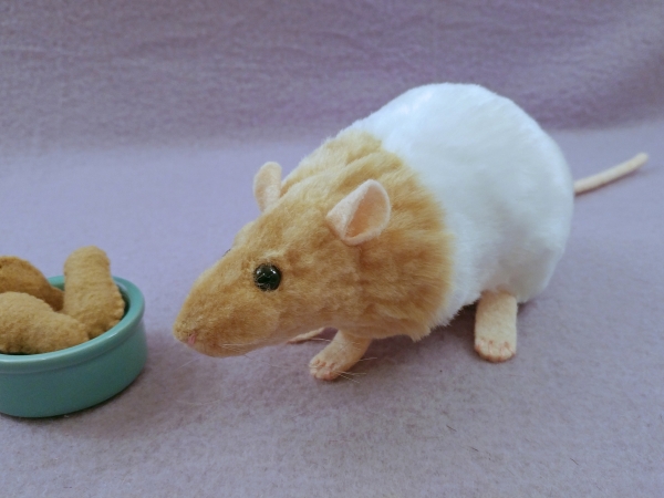 Beige Bareback Rat Plushie