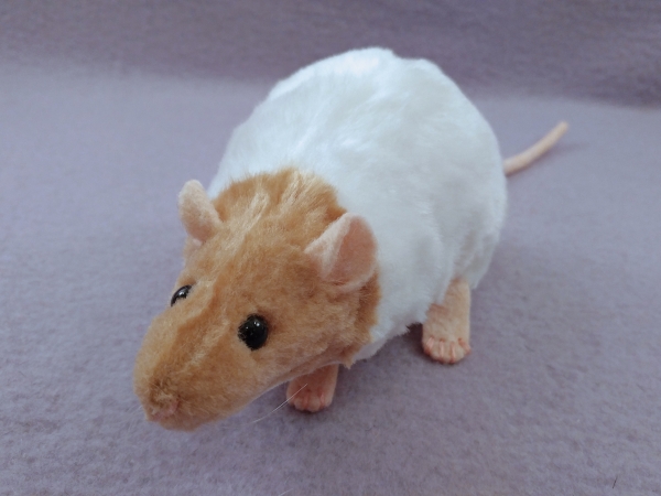 Beige Capped Rat Plushie