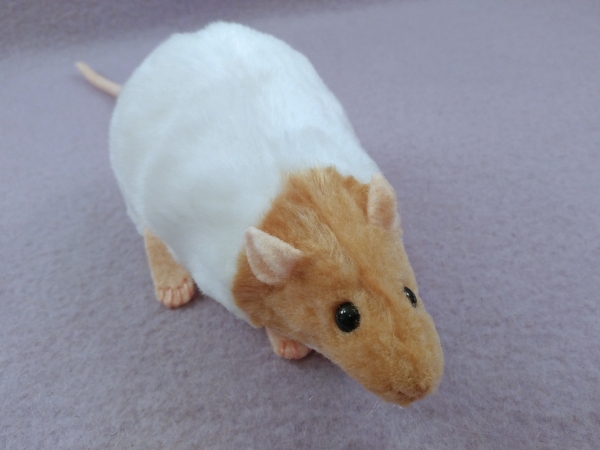 Beige Capped Rat Plushie