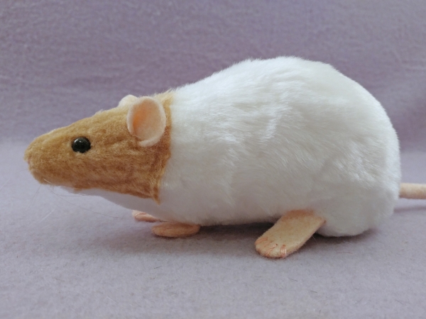 Beige Capped Rat Plushie