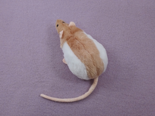Beige Hooded Rat Plushie