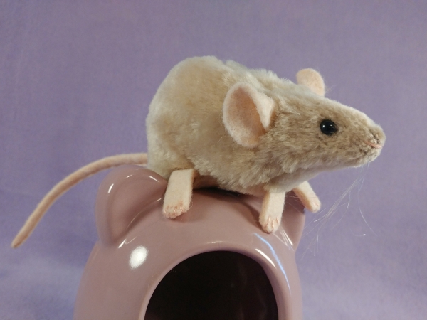 Beige Mouse Plushie