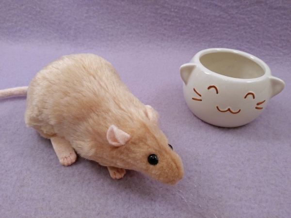 Beige Rat Plushie