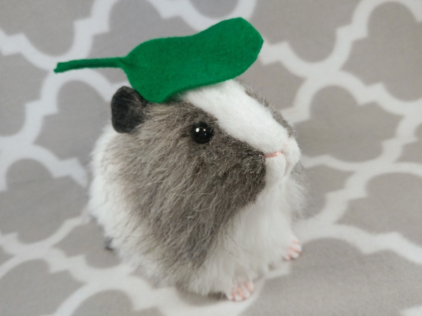 Big Agouti Grey Dutch Guinea Pig Plushie