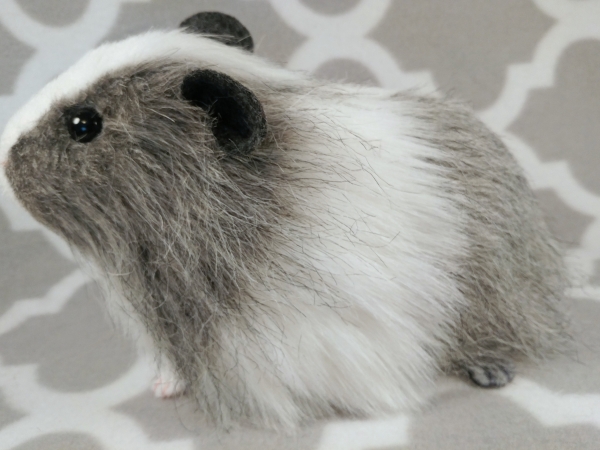 Big Agouti Grey Dutch Guinea Pig Plushie