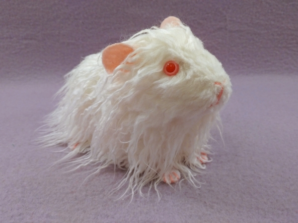 Big White Texel Guinea Pig Plushie