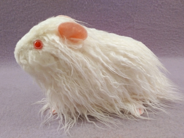 Big White Texel Guinea Pig Plushie
