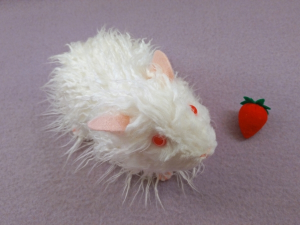Big White Texel Guinea Pig Plushie