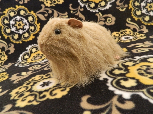 Big Beige Longhaired Guinea Pig Plushie