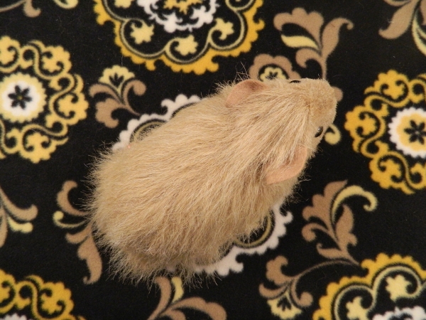 Big Beige Longhaired Guinea Pig Plushie