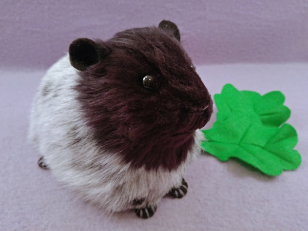 Big Black Roan Guinea Pig Plushie