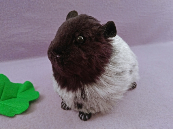 Big Black Roan Guinea Pig Plushie