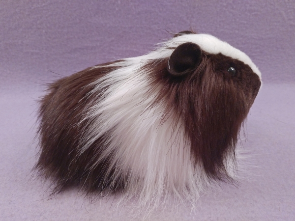 Big Dark Brown Dutch Longhaired Guinea Pig Plushie