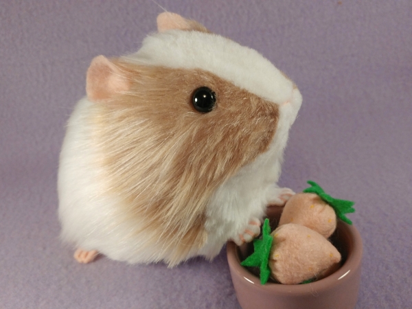 Big Frosted Pink Dutch Guinea Pig Plushie