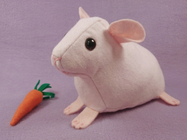 Big Hairless Guinea Pig Plushie