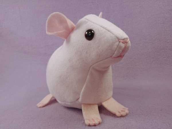 Big Hairless Guinea Pig Plushie