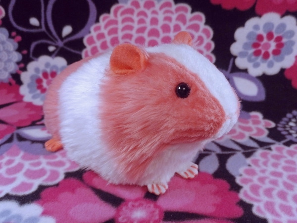 Big Hot Pink Dutch Guinea Pig Plushie