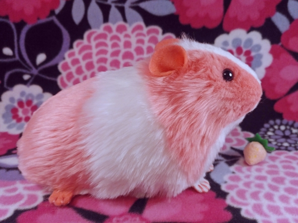 Big Hot Pink Dutch Guinea Pig Plushie