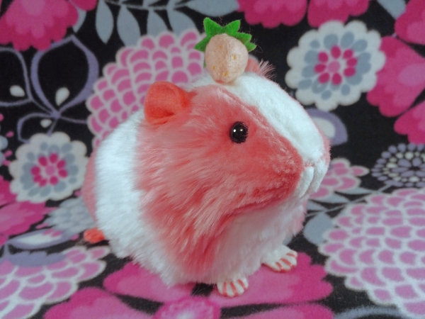 Big Hot Pink Dutch Guinea Pig Plushie