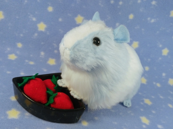 Big Light Blue Dutch Guinea Pig Plushie (Fluffy)