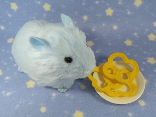 Big Light Blue Guinea Pig Plushie (Fluffy)