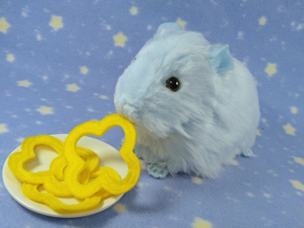 Big Light Blue Guinea Pig Plushie (Fluffy)