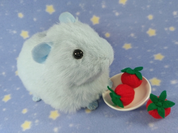 Big Light Blue Guinea Pig Plushie (Smooth)