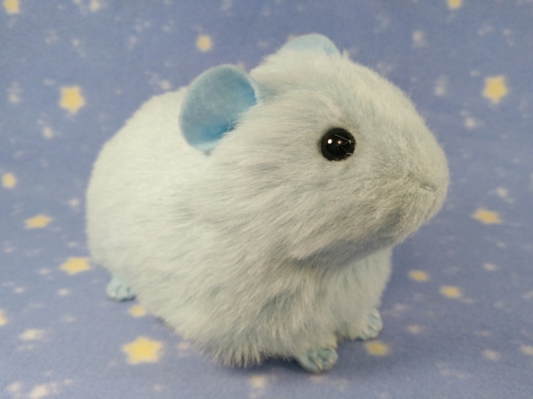 Big Light Blue Guinea Pig Plushie (Smooth)