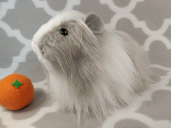 Big Grey Dutch Longhaired Guinea Pig Plushie