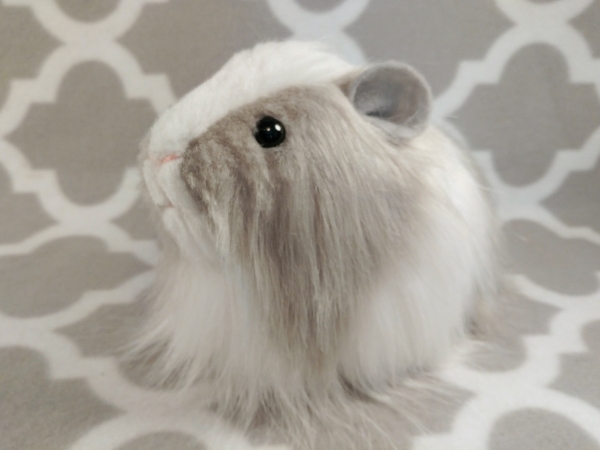 Big Grey Dutch Longhaired Guinea Pig Plushie