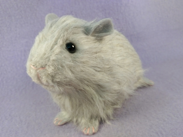 Big Light Grey Guinea Pig Plushie