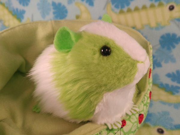 Big Lime Green Dutch Guinea Pig Plushie