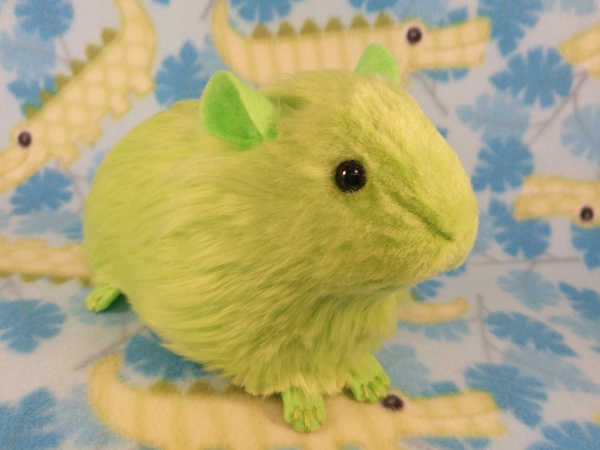 Big Lime Green Guinea Pig Plushie