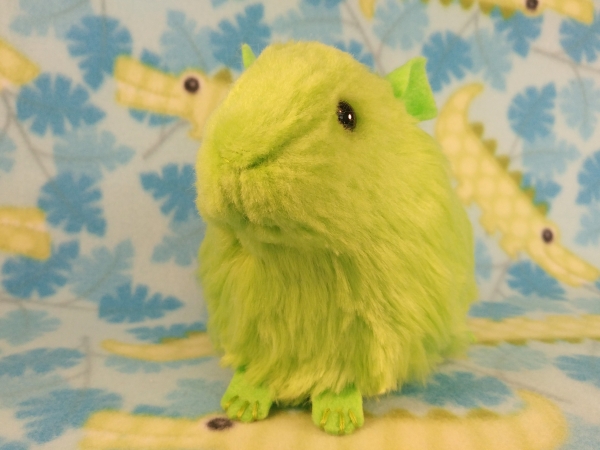 Big Lime Green Guinea Pig Plushie