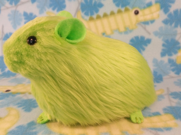 Big Lime Green Guinea Pig Plushie