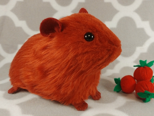 Big Maroon Guinea Pig Plushie