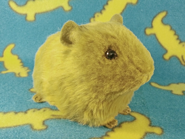 Big Pea Green Guinea Pig Plushie