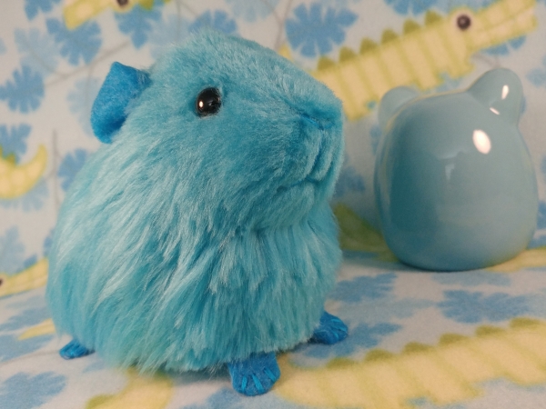 Big Turquoise Guinea Pig Plushie