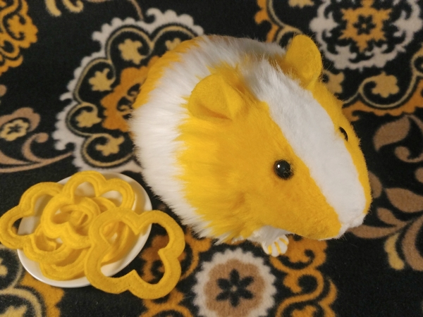 Big Yellow Dutch Guinea Pig Plushie