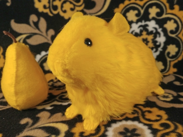 Big Yellow Guinea Pig Plushie