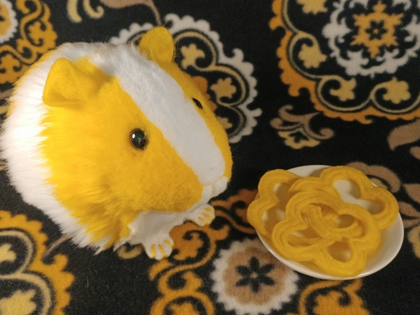 Big Yellow Dutch Guinea Pig Plushie