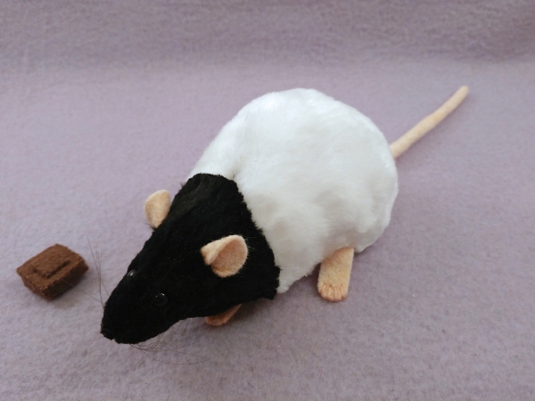 Black Bareback Rat Plushie