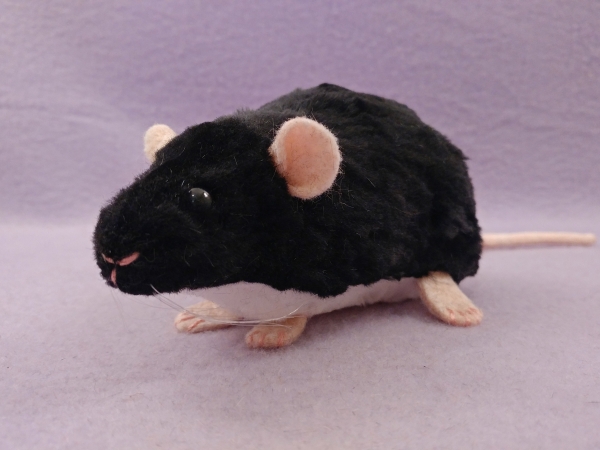 Black Berkshire Rat Plushie