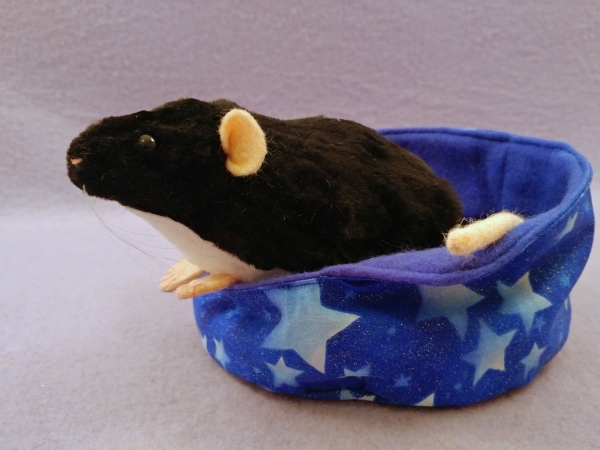 Black Berkshire Rat Plushie