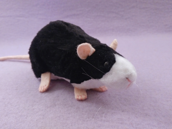Black Blazed Rat Plushie